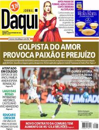 Capa do jornal Jornal Daqui 20/10/2023