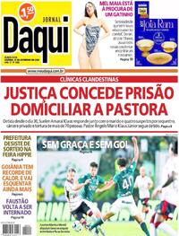 Capa do jornal Jornal Daqui 21/09/2023