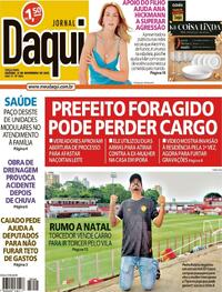 Capa do jornal Jornal Daqui 21/11/2023