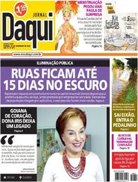 Capa do jornal Jornal Daqui 22/02/2023