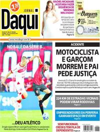 Capa do jornal Jornal Daqui 22/04/2023