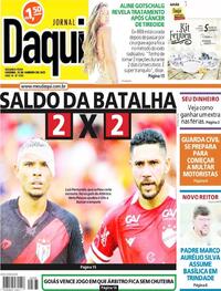 Capa do jornal Jornal Daqui 23/01/2023