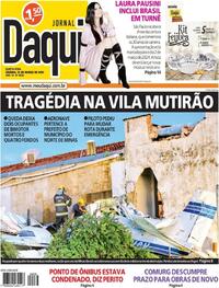 Capa do jornal Jornal Daqui 23/03/2023