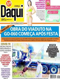 Capa do jornal Jornal Daqui 23/06/2023