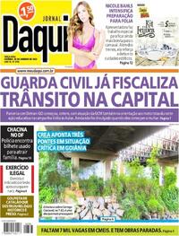 Capa do jornal Jornal Daqui 24/01/2023