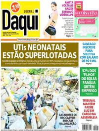Capa do jornal Jornal Daqui 24/06/2023