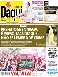 Capa do jornal Jornal Daqui 24/11/2023