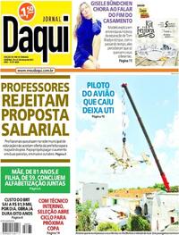 Capa do jornal Jornal Daqui 25/03/2023