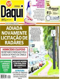 Capa do jornal Jornal Daqui 25/04/2023