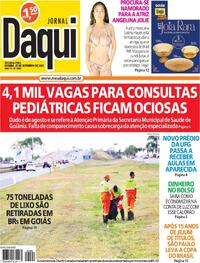 Capa do jornal Jornal Daqui 25/09/2023
