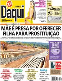 Capa do jornal Jornal Daqui 26/05/2023
