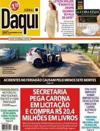Capa do jornal Jornal Daqui 26/12/2023
