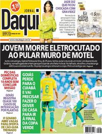 Capa do jornal Jornal Daqui 27/03/2023
