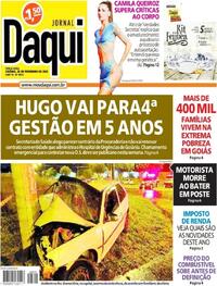 Capa do jornal Jornal Daqui 28/02/2023