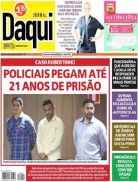 Capa do jornal Jornal Daqui 28/06/2023