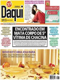 Capa do jornal Jornal Daqui 28/08/2023