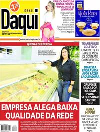 Capa do jornal Jornal Daqui 28/09/2023