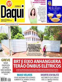 Capa do jornal Jornal Daqui 28/10/2023