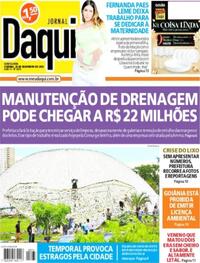 Capa do jornal Jornal Daqui 28/12/2023