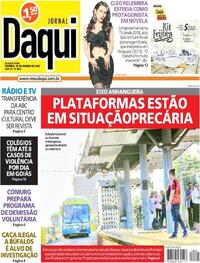 Capa do jornal Jornal Daqui 29/03/2023