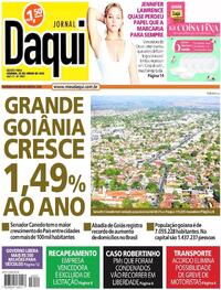 Capa do jornal Jornal Daqui 29/06/2023