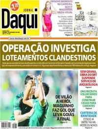 Capa do jornal Jornal Daqui 30/03/2023