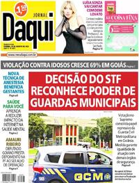 Capa do jornal Jornal Daqui 30/08/2023
