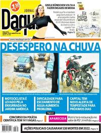 Capa do jornal Jornal Daqui 31/01/2023