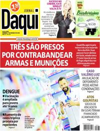 Capa do jornal Jornal Daqui 01/03/2024