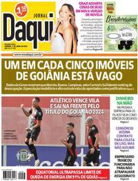 Capa do jornal Jornal Daqui 01/04/2024