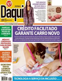 Capa do jornal Jornal Daqui 01/07/2024