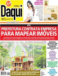 Capa do jornal Jornal Daqui 01/11/2024