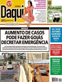 Capa do jornal Jornal Daqui 02/02/2024