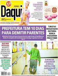 Capa do jornal Jornal Daqui 02/07/2024