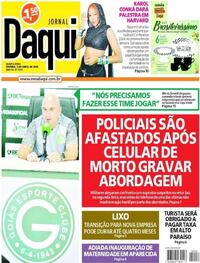 Capa do jornal Jornal Daqui 03/04/2024