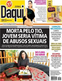 Capa do jornal Jornal Daqui 03/06/2024