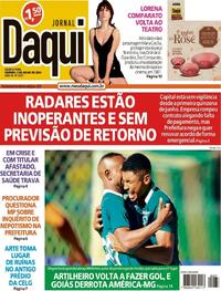 Capa do jornal Jornal Daqui 03/07/2024