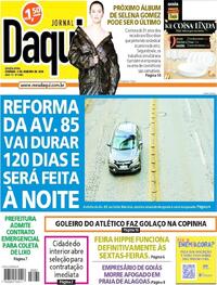 Capa do jornal Jornal Daqui 04/01/2024