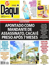 Capa do jornal Jornal Daqui 04/06/2024
