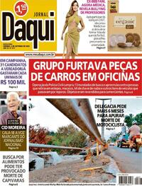 Capa do jornal Jornal Daqui 04/10/2024