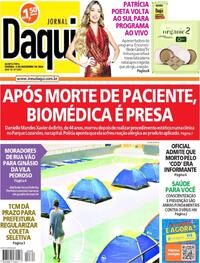 Capa do jornal Jornal Daqui 04/12/2024