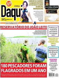 Capa do jornal Jornal Daqui 05/01/2024