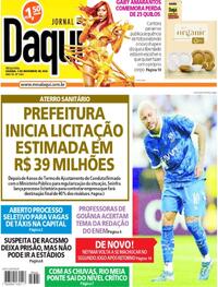 Capa do jornal Jornal Daqui 05/11/2024