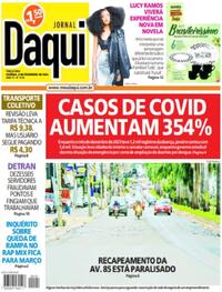 Capa do jornal Jornal Daqui 06/02/2024