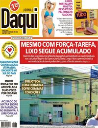 Capa do jornal Jornal Daqui 07/05/2024