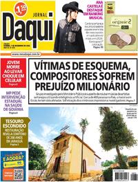 Capa do jornal Jornal Daqui 07/12/2024