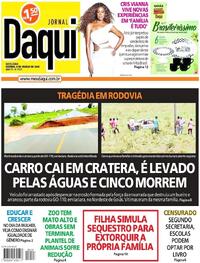 Capa do jornal Jornal Daqui 08/03/2024