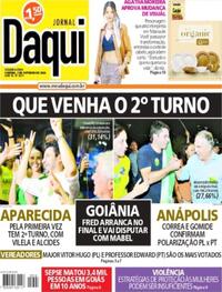 Capa do jornal Jornal Daqui 08/10/2024