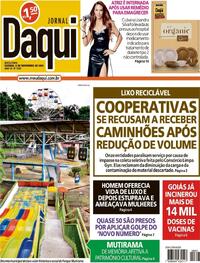 Capa do jornal Jornal Daqui 08/11/2024