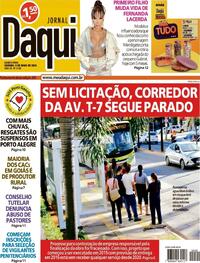 Capa do jornal Jornal Daqui 09/05/2024